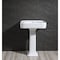 Kingston Brass VPB2268 26-Inch Ceramic Pedestal Sink with 8-Inch Faucet Drillings, White VPB2268 - alternate 4